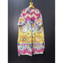 Colorful Quilted Suzani Kimono Jacket Reversible One Size S to 2X