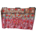Hand-Stitched Floral Quilt Throw 90x53 "
