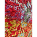 Hand-Stitched Embroidered Kantha Quilt 89x50