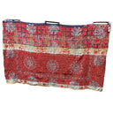 Handmade Embroidered Quilt 86x56 "
