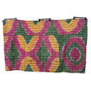 Tie-Dye Double-Sided Patchwork Kantha Quilt 83x52 "