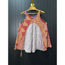 Patchwork Kantha Stitch Tank Top Reversible One Size