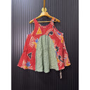Patchwork Kantha Stitch Tank Top Reversible One Size