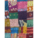 Colorful Patchwork Quilt 90x54 Throw