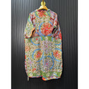 Colorful Floral Suzani Kimono Reversible One Size S to 2X