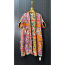 Floral Patchwork Suzani Kimono Reversible One Size S to 2X