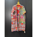 Colorful Floral Suzani Kimono Reversible One Size S to 2X