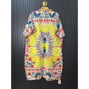 Multicolor Embroidered Suzani Kimono Reversible One Size S to 2X