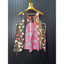 Kantha Stitch Tank Top One Size Reversible