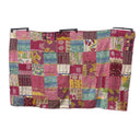 Tie-Dye Double-Sided Patchwork Kantha Quilt 83x52 "