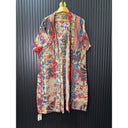 Floral Suzani Kimono Reversible One Size S to 2X