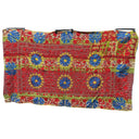 Multicolor Floral Embroidered Textile Fabric 88x51 "